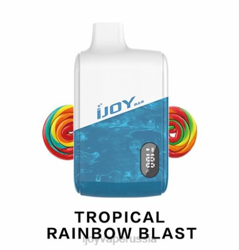 iJOY Bar IC8000 одноразовый 04JN197 - iJOY Vape Russia тропический радужный взрыв