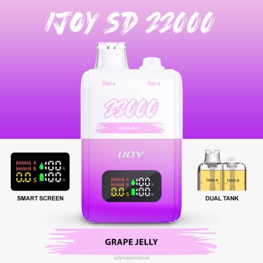 iJOY SD 22000 одноразовый 04JN153 - iJOY Купить Оптом виноградное желе