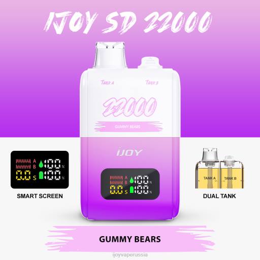 iJOY SD 22000 одноразовый 04JN154 - iJOY Вейп мармеладные мишки